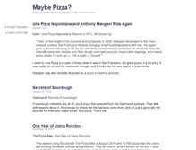 Tablet Screenshot of maybepizza.com